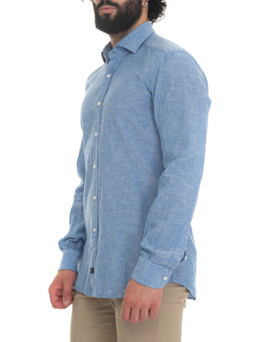 Camicia casual Azzurro Fay Uomo