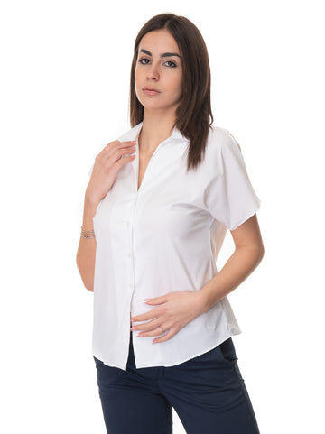 Women's shirt in cotton White Fay Donna