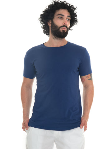 T-shirt girocollo mezza manica Bluette Gallo Uomo