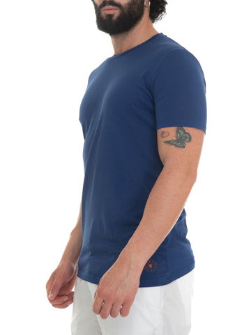 T-shirt girocollo mezza manica Bluette Gallo Uomo