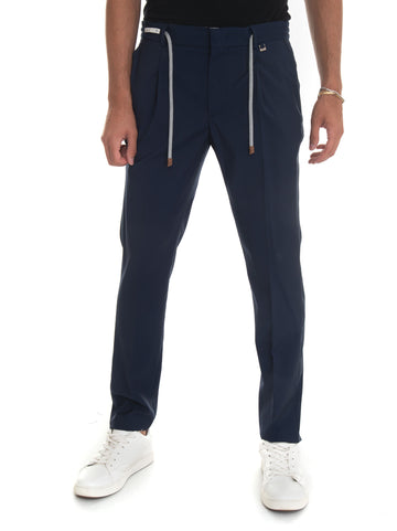 Pantalone modello chino Blu medio Paoloni Uomo