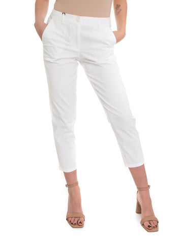 Pantalone modello chino Bianco Pennyblack Donna