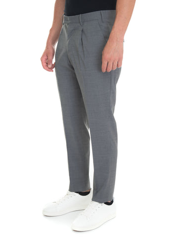 Chino model trousers Light gray PT01 Man