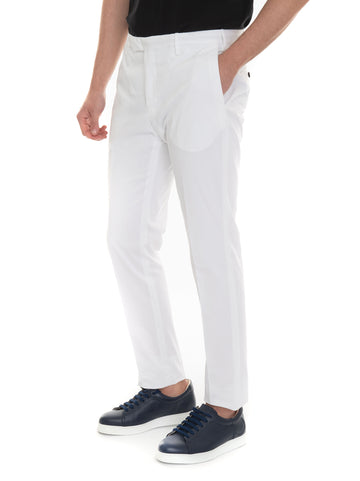 Chino model trousers White PT01 Man