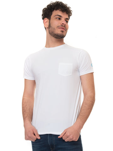 Save the Duck Men's Chicago White Short Sleeve T-Shirt
