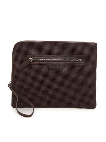 SAMSARA Brown leather pouch The Jack Leathers Man