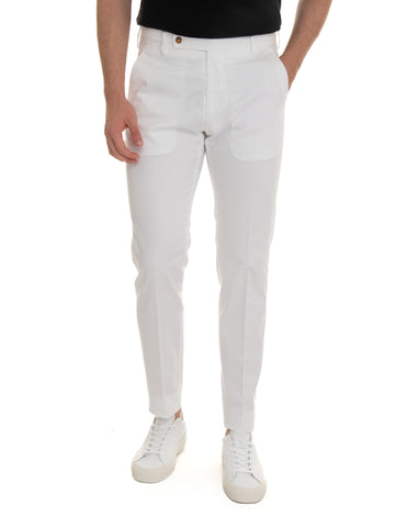 Pantalone modello chino MORELLO Bianco Berwich Uomo