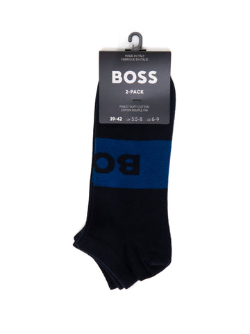 Set of 2 Dark Blue Socks BOSS Men's
