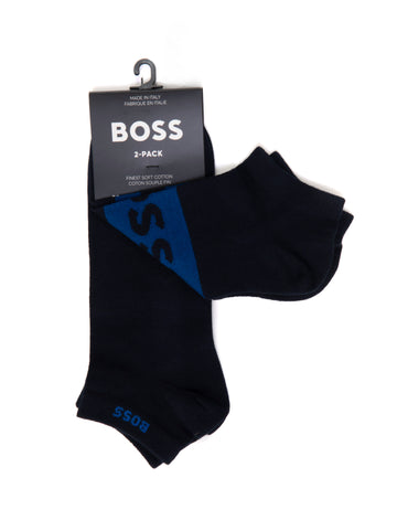 Set of 2 Dark Blue Socks BOSS Men's