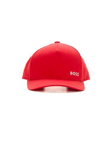 Red BOSS Men's cap with visor