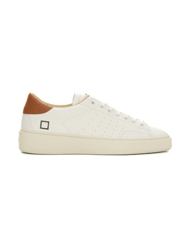 Leather sneakers with laces LEVANTE White-leather DATE Man
