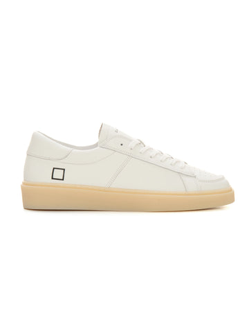 Leather sneakers with laces PONENTE White DATE Man
