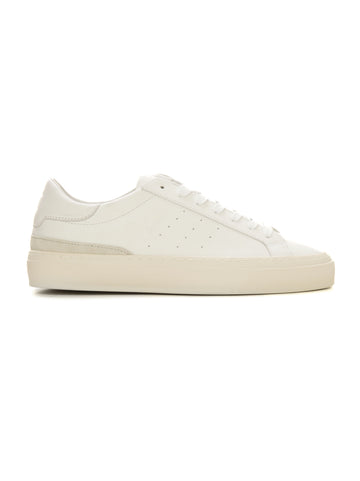 Leather sneakers with laces SONICA White DATE Man