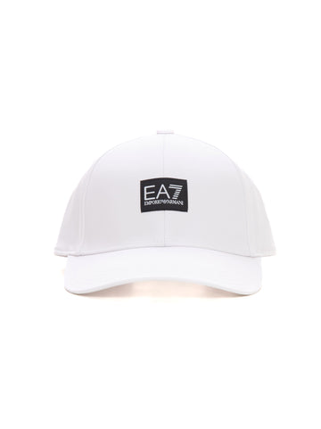 Cap with visor White EA7 Man