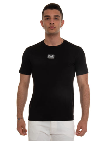 T-shirt girocollo Nero EA7 Uomo