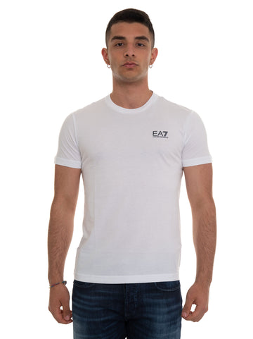 T-shirt girocollo Bianco EA7 Uomo