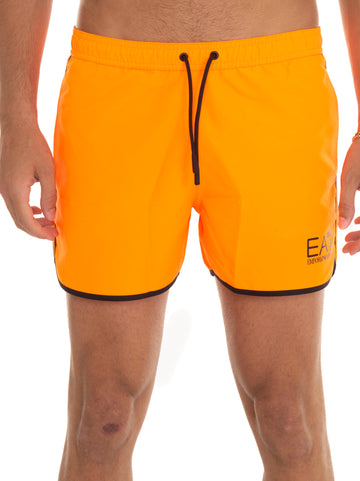 Orange sea boxer EA7 Man