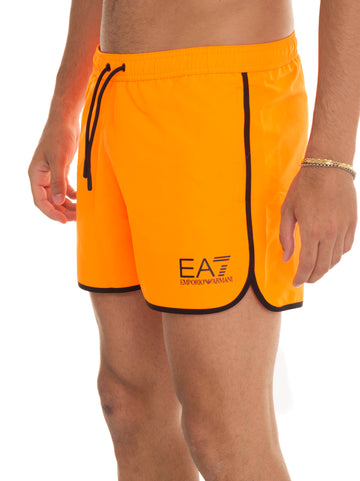 Orange sea boxer EA7 Man