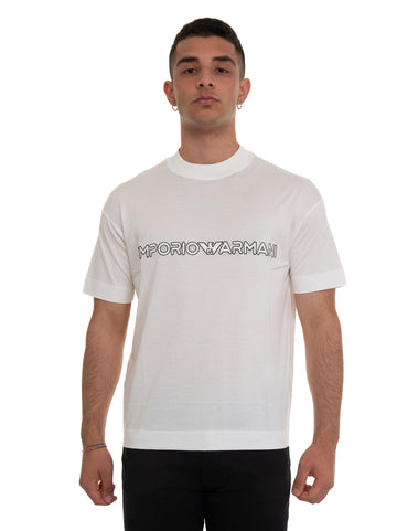 Crew neck T-shirt White Emporio Armani Man
