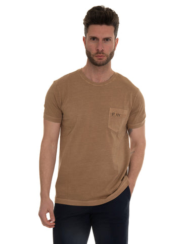 Short-sleeved crew-neck T-shirt Corda Fay Man