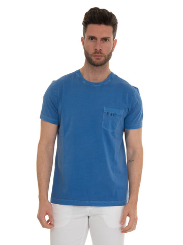Short-sleeved crew-neck T-shirt Bluette Fay Man
