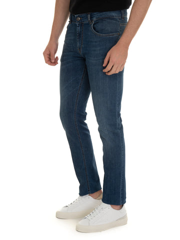 5-pocket jeans Medium denim Fay Man