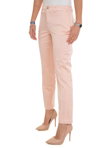 Pink Guess Donna chino model trousers