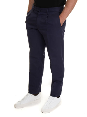 Pantalone modello chino Blu medio Hindustrie Uomo