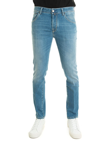 5-pocket light denim jeans Jacob Cohen x Histores Man