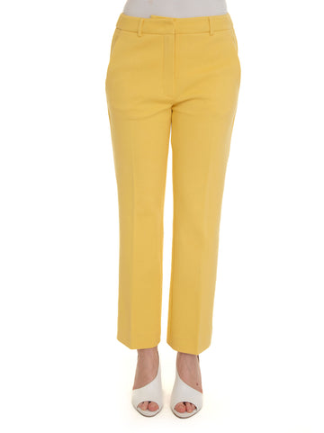 Bermuda Yellow Jersey Trousers Weekend Max Mara Woman
