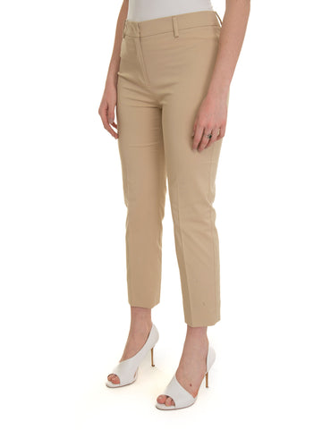 Cecco Beige Weekend Max Mara Woman cotton trousers