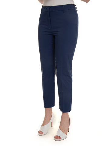 Cecco cotton trousers Blue Weekend Max Mara Woman