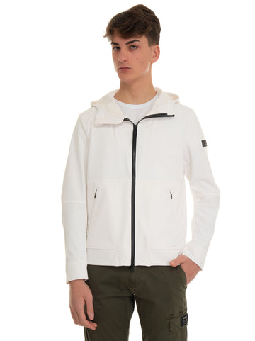Jacket with hood LEMBATAMD01 White Peuterey Man