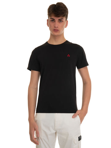 MANDERLYPIM short sleeve crew-neck t-shirt Black Peuterey Man