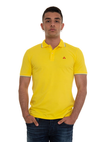 Short sleeve polo shirt NEWMEDINILLA STR Yellow Peuterey Man