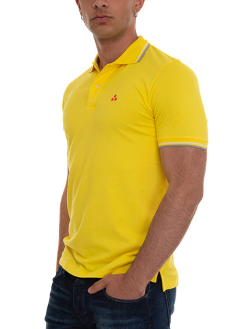 Short sleeve polo shirt NEWMEDINILLA STR Yellow Peuterey Man