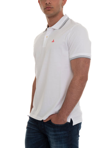 Short sleeve polo shirt NEWMEDINILLA STR White Peuterey Man