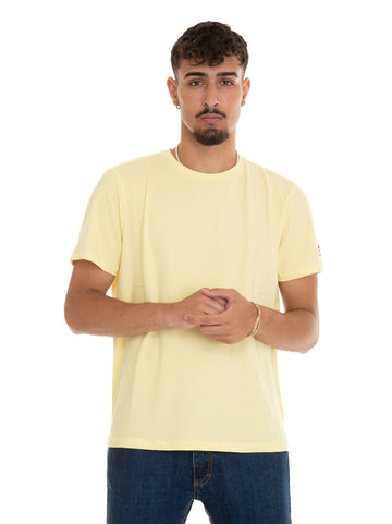 T-shirt girocollo Giallo Peuterey Uomo