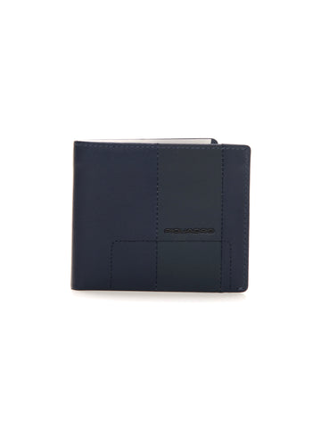Blue Piquadro Man Wallet