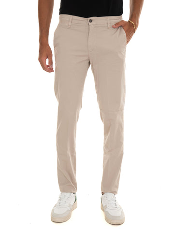 Beige Quality First Men's cotton trousers