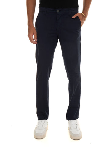 Pantalone in cotone Blu Quality First Uomo