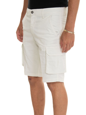 Bermuda with pockets White Quality First Man