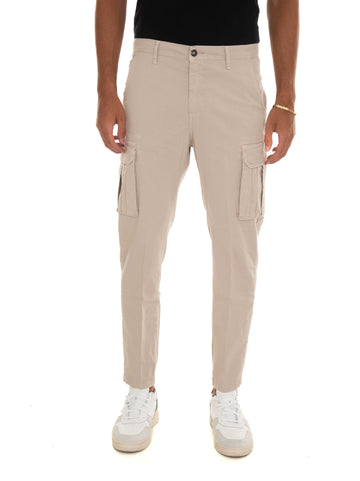 Beige Quality First Men's cargo trousers