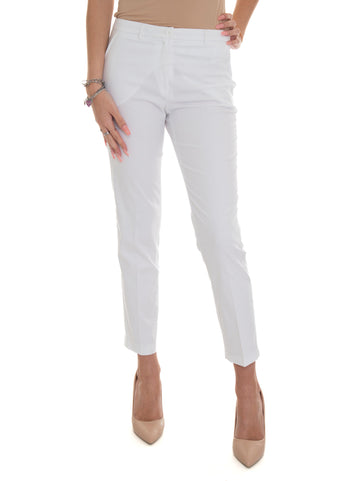 Pantalone in cotone Bianco Seventy Donna