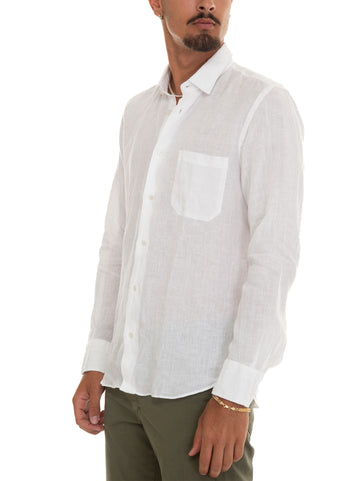 Vincenzo De Lauziers Man White Casual Shirt