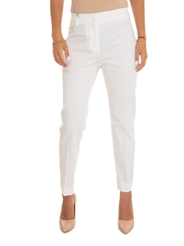 Cecco White Weekend Max Mara Women's Cotton Trousers