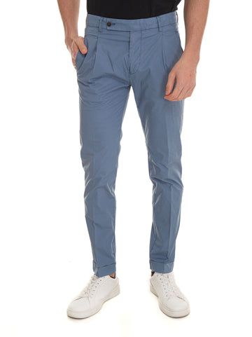 Pantalone modello chino RETRO-GD Azzurro Berwich Uomo
