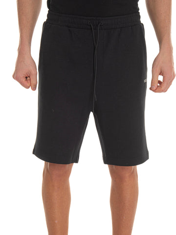 Bermuda shorts in fleece cotton Black BOSS Men