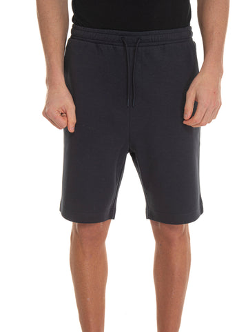 Bermuda shorts in fleece cotton Blue BOSS Men's