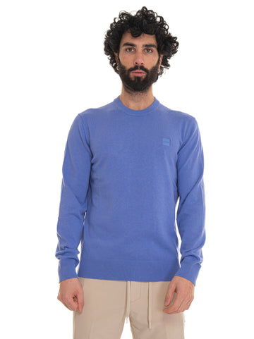 Lavender crew-neck sweater BOSS Men's